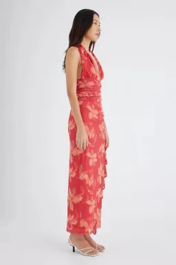Benni Penelope Maxi Dress in Hibiscus Floral Size 8 for rent on The Volte - image 4