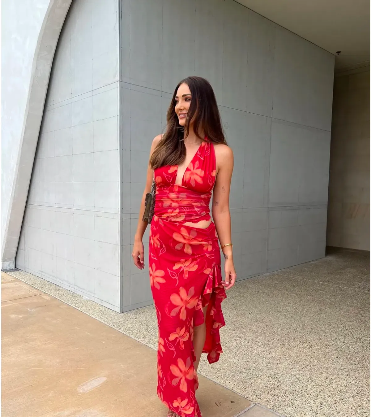 Benni Penelope Maxi Dress in Hibiscus Floral Size 8 - Image 6