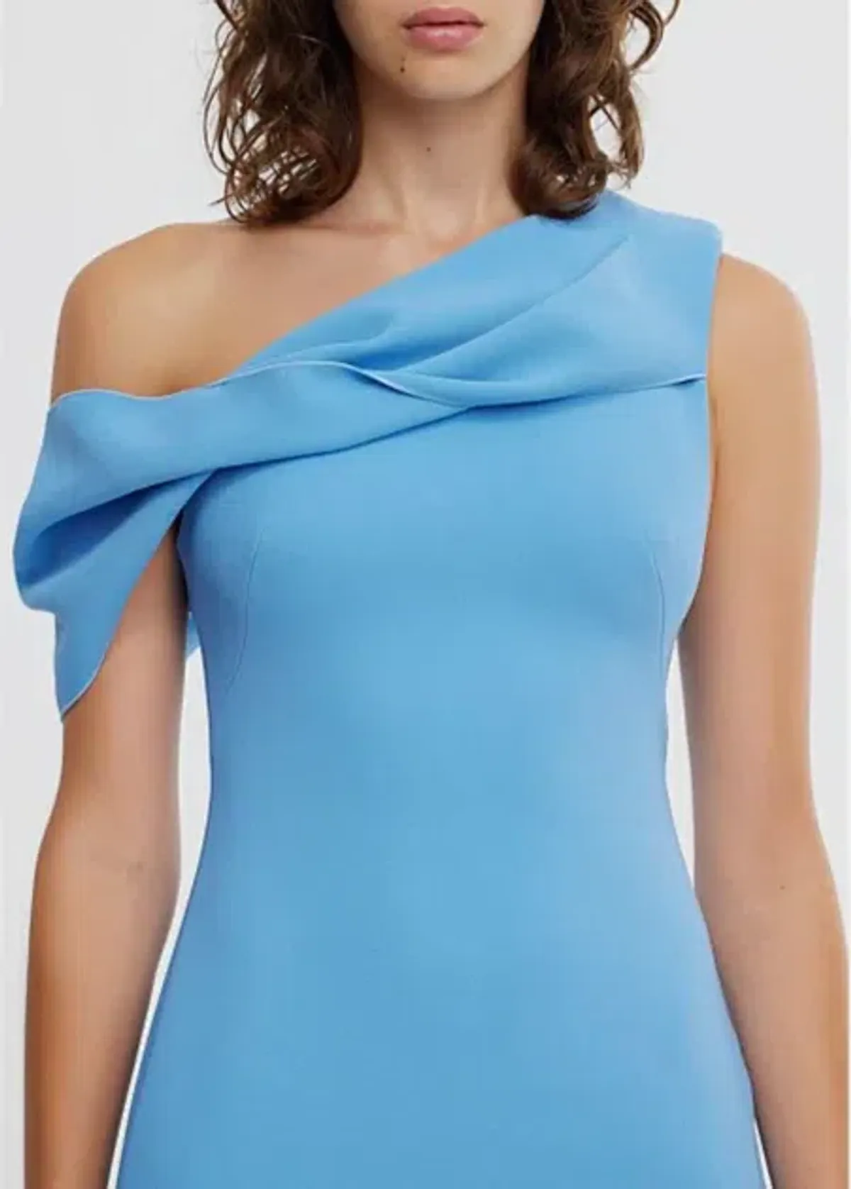 Acler  Ashford Maxi Dress in Capri Blue Size 12 - Image 4