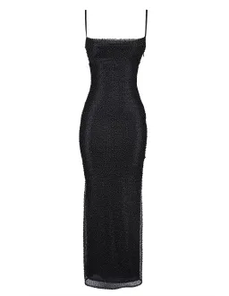 House of CB Calla Embellished Maxi Dress Black Size for rent on The Volte - image 4