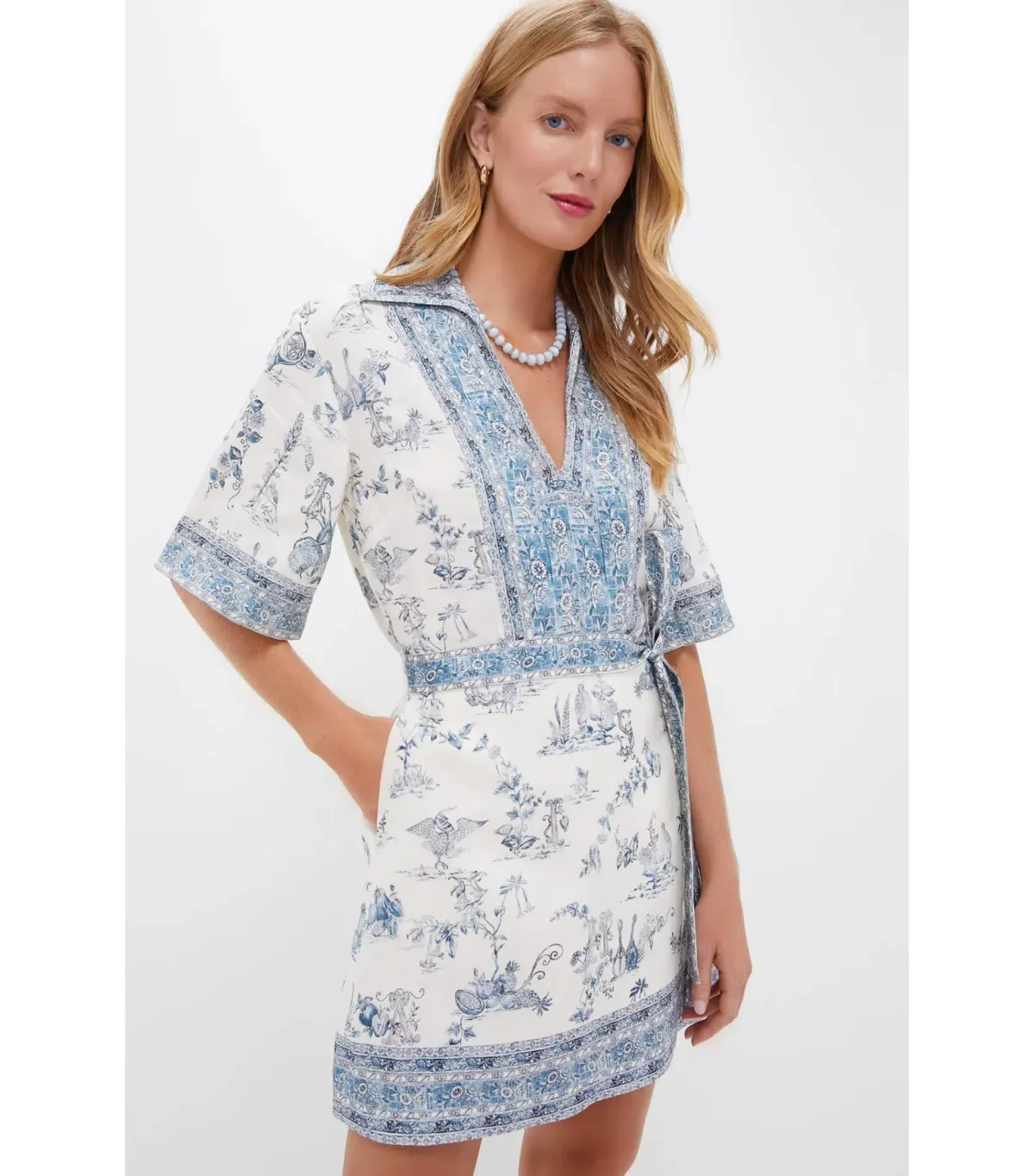 Alemais Casa Mini Dress Print Size AU 6 - Image 2