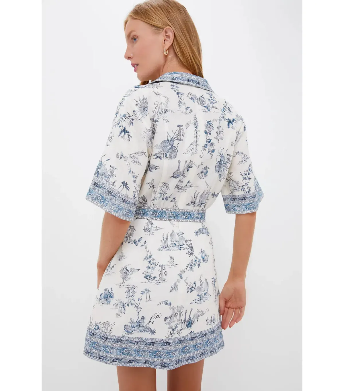 Alemais Casa Mini Dress Print Size AU 6 - Image 4