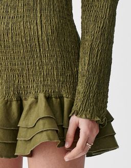 Joslin Studio - Morgan linen mini dress size 6 for rent on The Volte - image 4