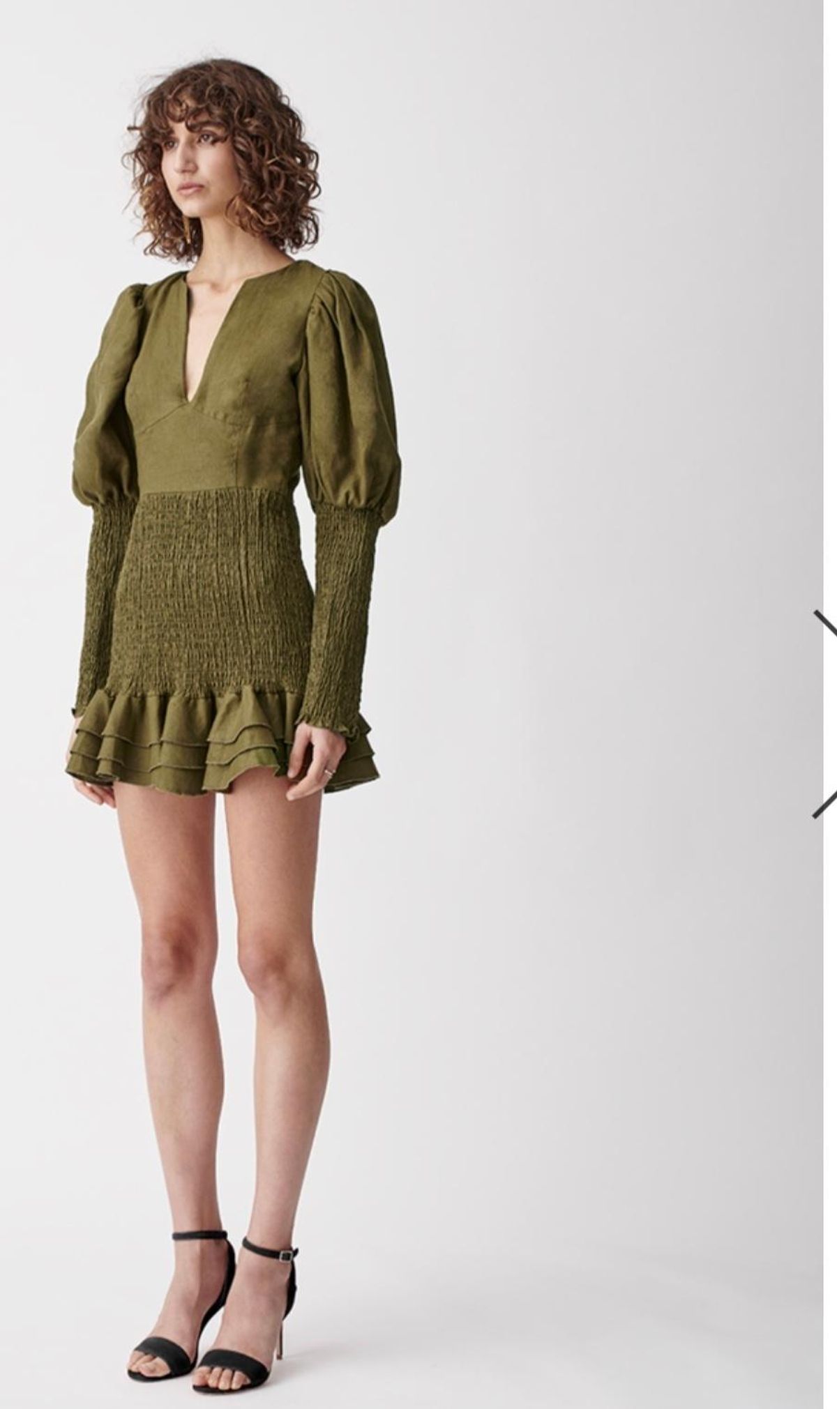 Joslin Studio - Morgan linen mini dress size 6 - Image 3