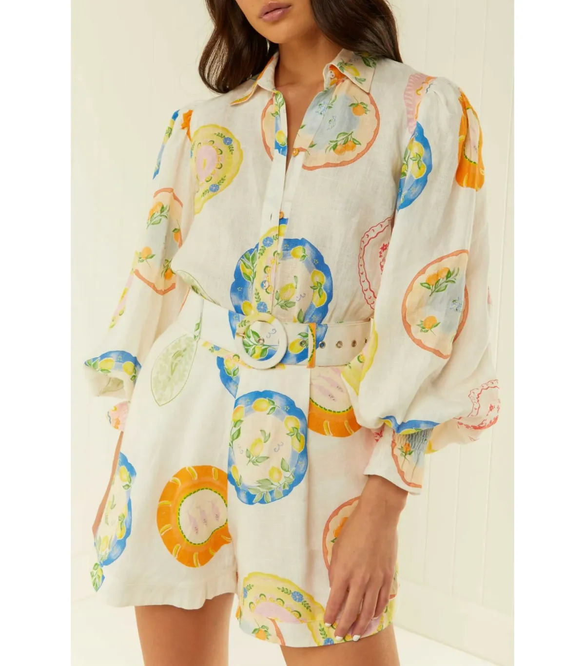 Palm Noosa Gili Shirt Size AU 12 and Short Size AU 10 Set in Plates - Image 4