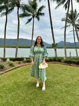 Alemais Lou Twist Front Shirt Dress Multi Size M / AU 10 for rent on The Volte - image 5