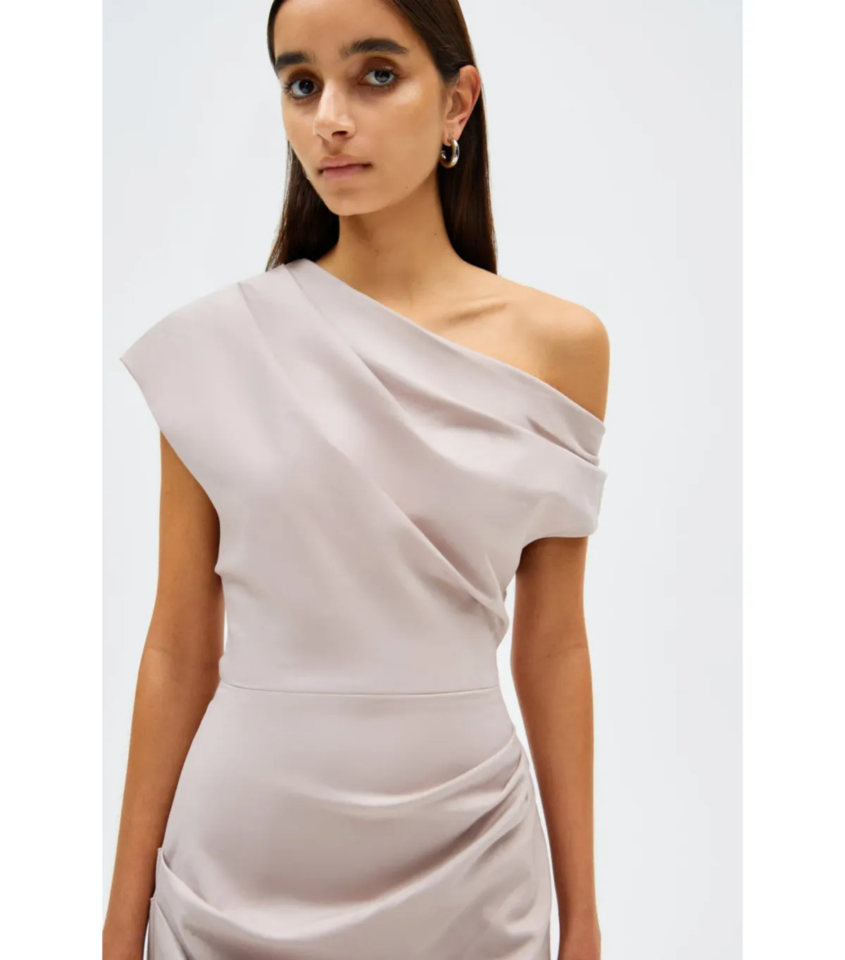 Misha Gia Midi Dress Faded Silver Size 6/XS - Image 3