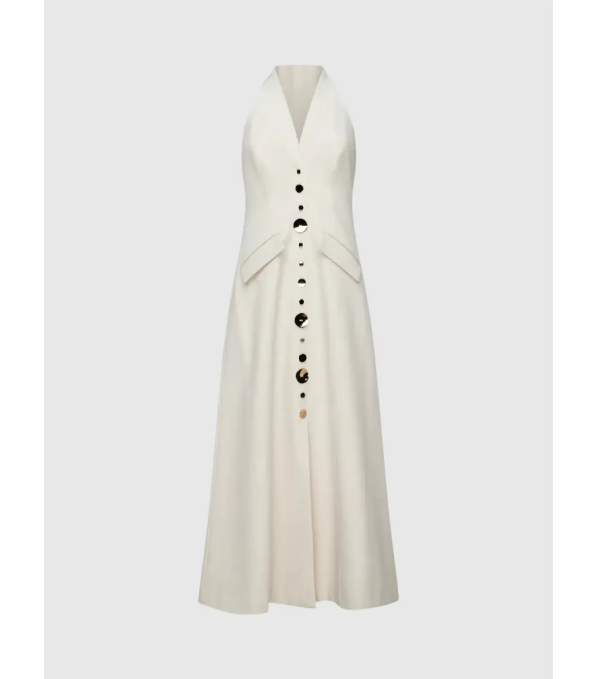 Sheike Shai Maxi Dress Cream Size AU 8 - Image 4