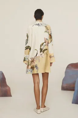 Alemais Oleander Mini Dress Print Size AU 8  for rent on The Volte - image 4