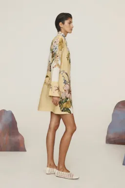 Alemais Oleander Mini Dress Print Size AU 8  for rent on The Volte - image 3