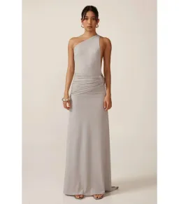 Ance Gria Gaia Gown in Silver Blue Size XS / AU 6 for rent on The Volte - image 1