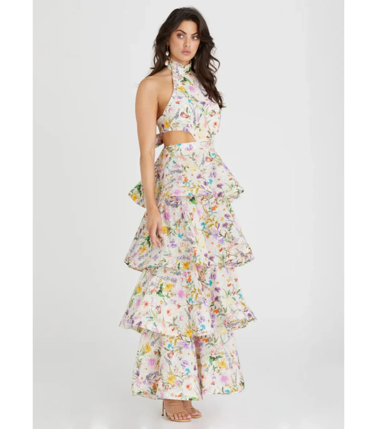 Aqua Blu Jardine Heather Dress in Jardine Print Size AU 10 - Image 2