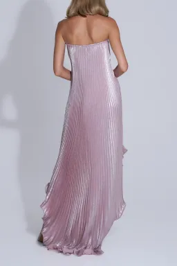 L'Idee Feminite Gown in Dusty Shimmer Size 12 for rent on The Volte - image 3