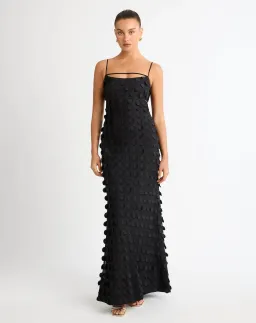 Sheike Escape Maxi Dress Black Size 6 for rent on The Volte - image 1