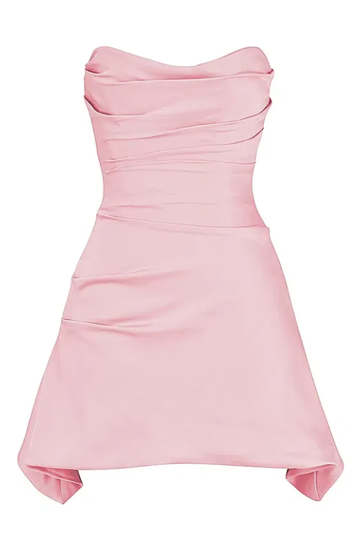 House of CB Jasmine Draped Strapless Corset Mini Dress Rose Pink Size M / AU 10 - Image 10