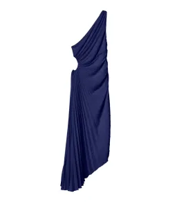 A.L.C. Delfina Satin Pleated Dress Riviera Size AU 6 for rent on The Volte - image 6