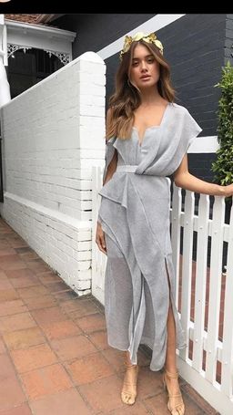 Acler Leonie Dress Glacier for rent on The Volte - image 2