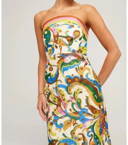 Alemais Ozma Strapless Dress Multi Size AU 6  for rent on The Volte - image 2