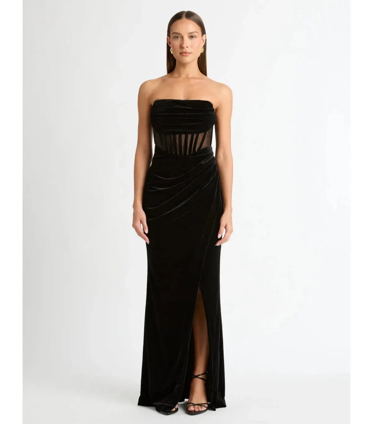 Sheike Trinity Maxi Dress Black Size AU 6 - Image 1