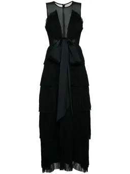 Aje Escapist Maxi Dress in Black Size AUS 6 for rent on The Volte - image 5