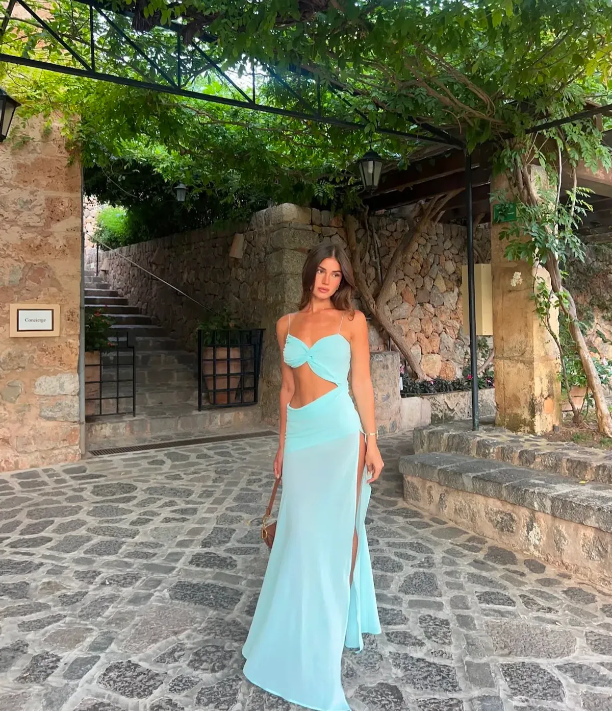 Natalie Rolt Dahlia Dress Baby Blue Size 0 / AU 6 - Image 1