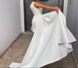 Custom Made Mini Dress White Size S / AU 8 for rent on The Volte - image 2