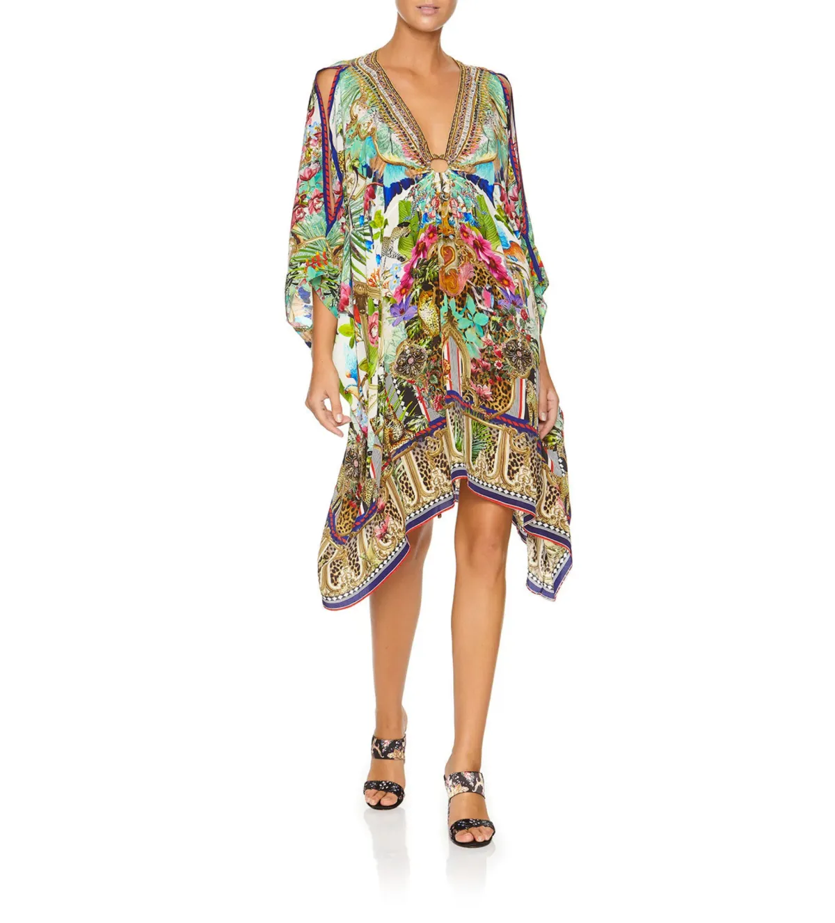 Camilla Champagne Coast Short Kaftan One Size  - Image 1