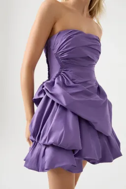 Aje Daybreak Mini Dress Purple Size 8  for rent on The Volte - image 3
