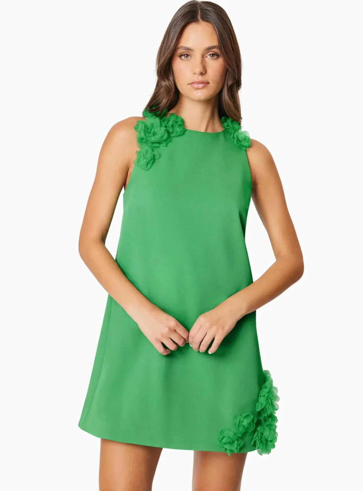 Elliatt Valeria Day Mini Dress In Green Size S / AU 8 - Image 3