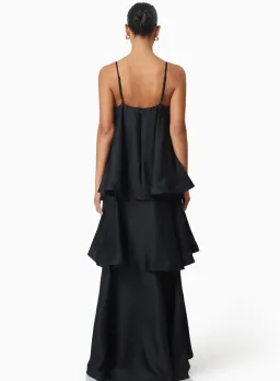 Elliatt Tilly Tiered Maxi Dress in Black Size S / AU 8 for rent on The Volte - image 6