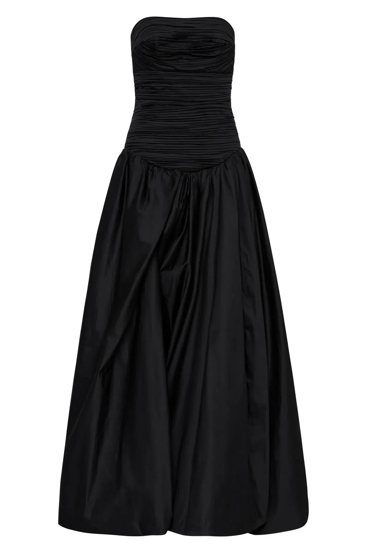 Aje Violette Bubble Hem Maxi Dress Black Size 4  - Image 4