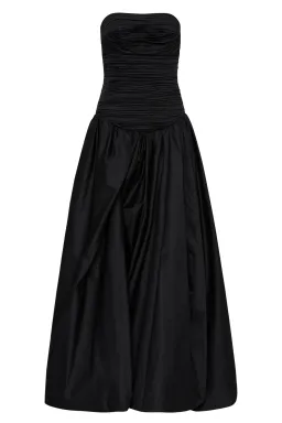 Aje Violette Bubble Hem Maxi Dress Black Size 4  for rent on The Volte - image 4