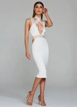 Eliya The Label Leanna Dress White Size 8 for rent on The Volte - image 1