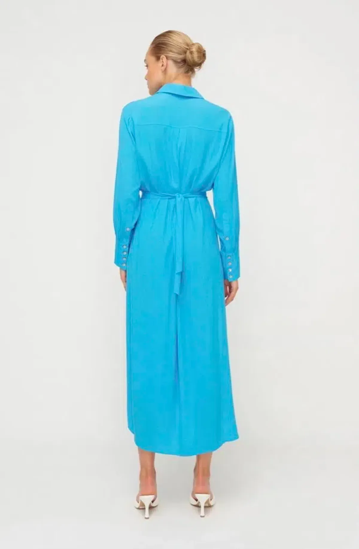 Sheike Paradiso Midi Dress Blue Size 16 - Image 3