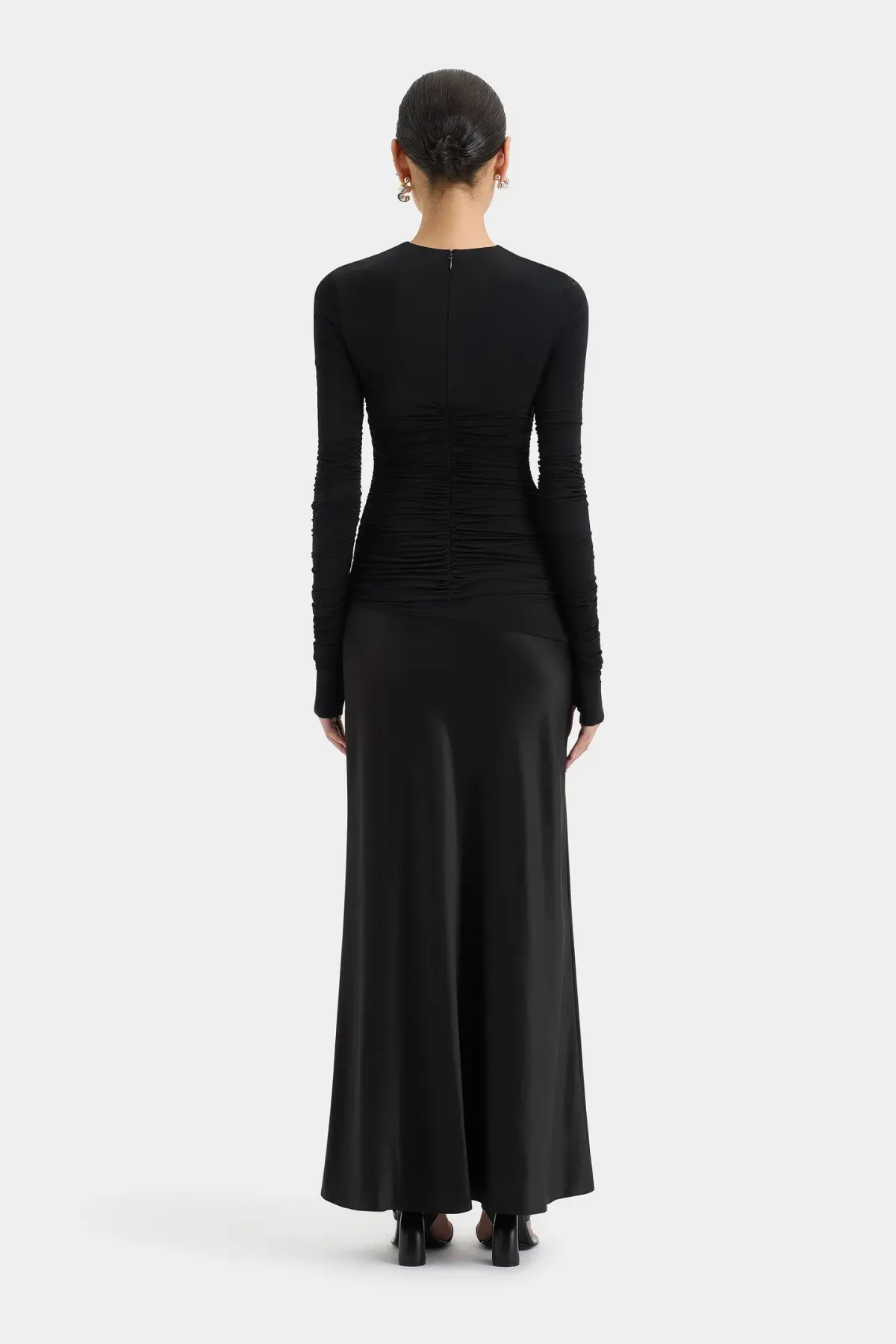 Sir The Label Alessia Draped Gown Black Size 2 / AU 12 - Image 3