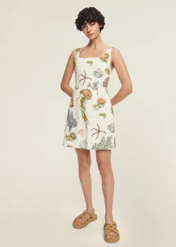 Alemais Sea Mini Dress Print Size 8 for rent on The Volte - image 1