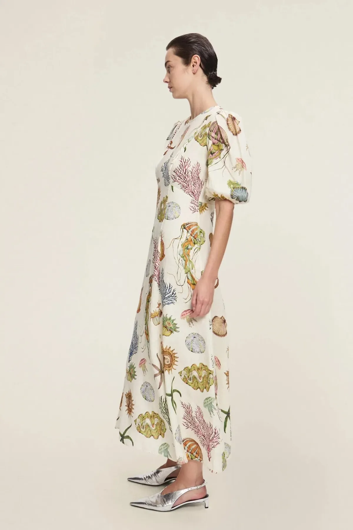 Alemais Sea Midi Dress Multicolour Size 10 - Image 2