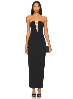 More To Come Kariana Strapless Gown Black Size XS / AU 6 for rent on The Volte - image 1