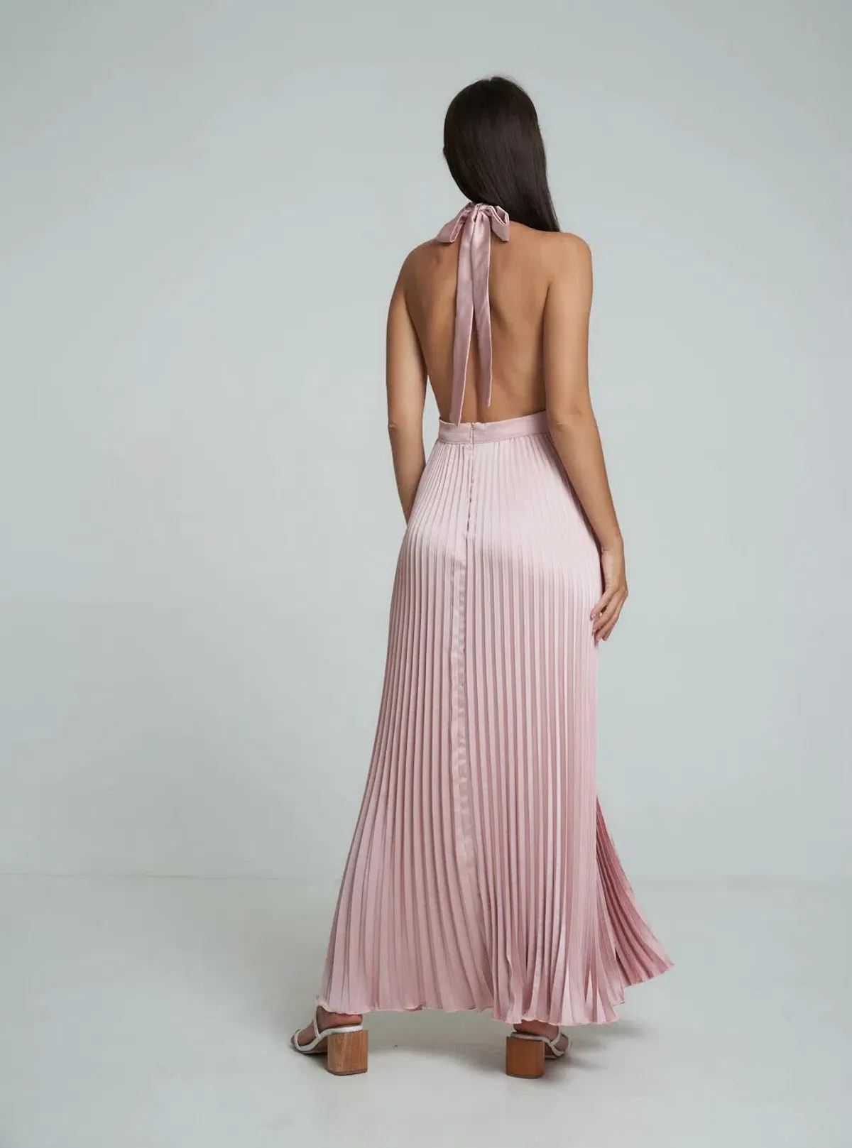 L'Idee Renaissance Split Gown Ballet Pink Size 6 - Image 2