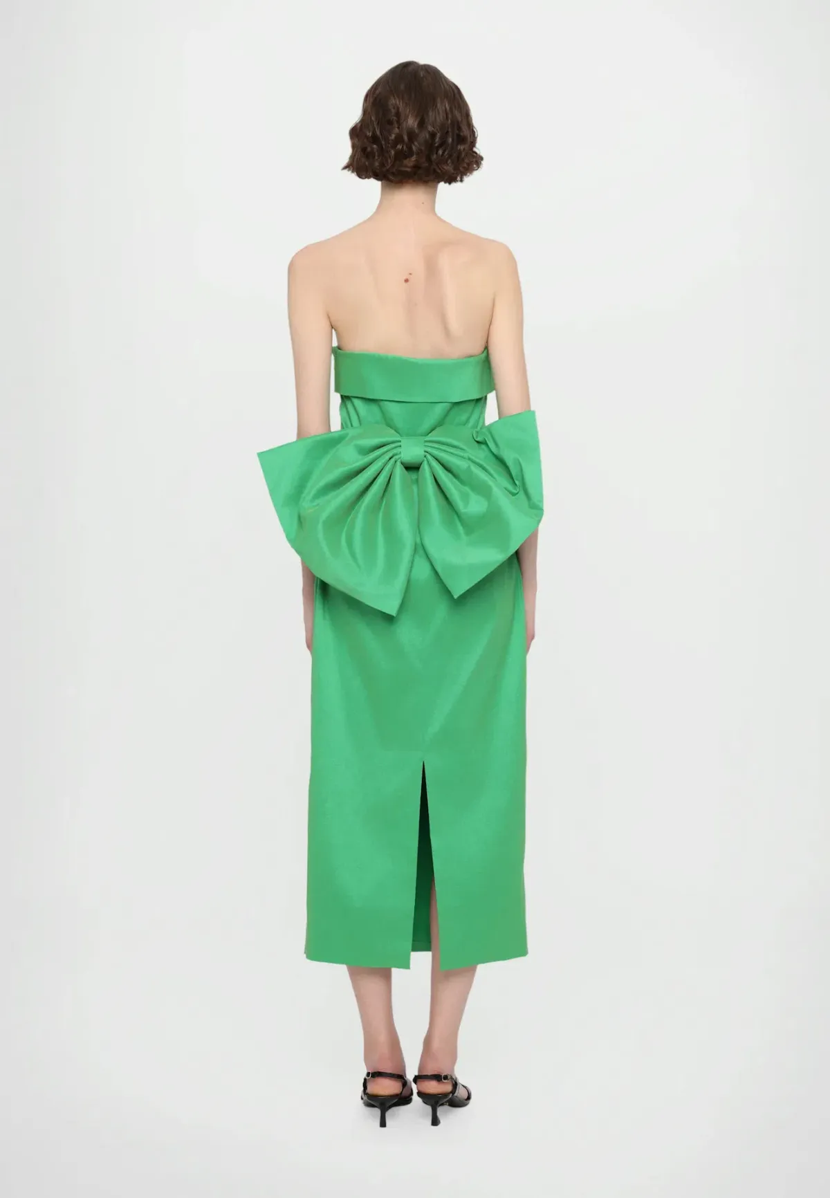 Rachel Gilbert Birdie Bow Dress in Green Size 2 / 10 AU - Image 3