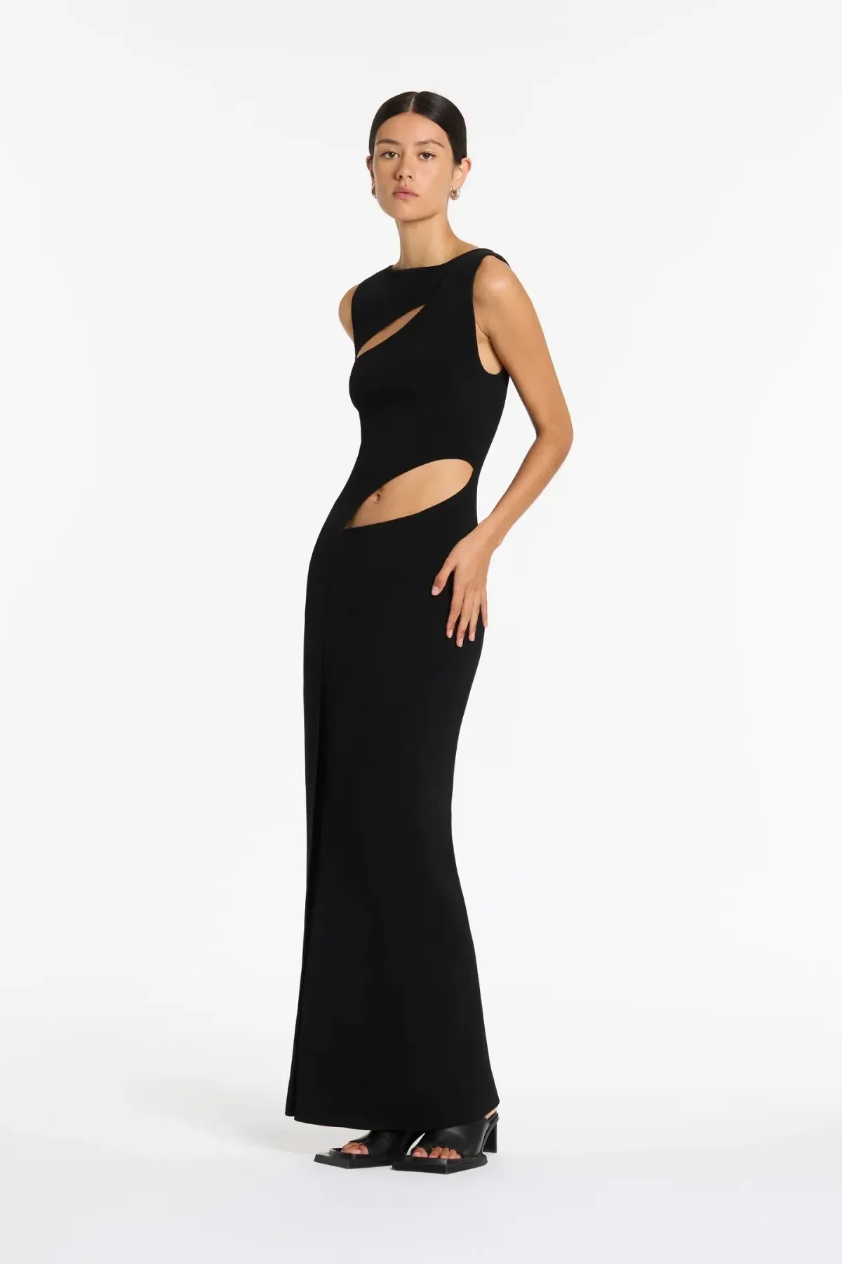 Sir The Label Nadja Cut Out Maxi Dress Black Size 0P / 6 Petite  - Image 1