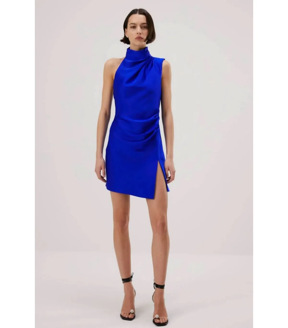 Misha Hope Mini Dress Electric Blue Size 8 - Image 1