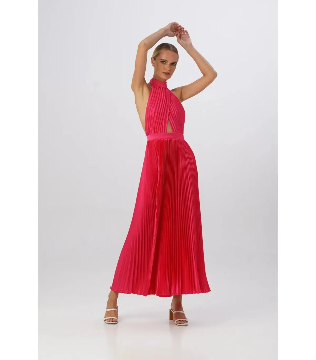 L'Idee Woman Renaissance Gown in Punch Size AU 12  - Image 2