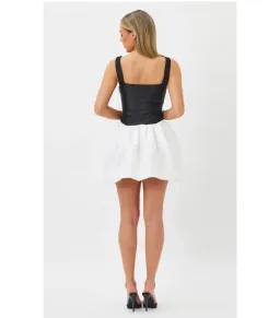 Bianca & Bridgett Alba Mini Dress Black/White Size AU 10  for rent on The Volte - image 3