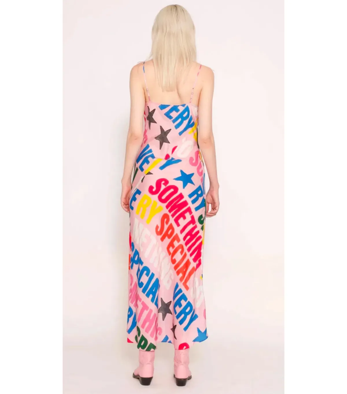 Something Very Special Reddit Slip Dress Multi Size M / AU 10 - Image 3