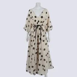 Sheike Audrey spot mesh maxi dress size 18 for rent on The Volte - image 2