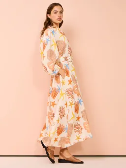 Palm Noosa Noddy Dress In Coral Size 14  for rent on The Volte - image 4