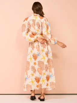 Palm Noosa Noddy Dress In Coral Size 14  for rent on The Volte - image 5
