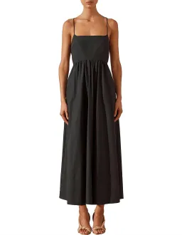 Shona Joy Andrea Low Open Back Midi Dress Black Size 6 for rent on The Volte - image 1