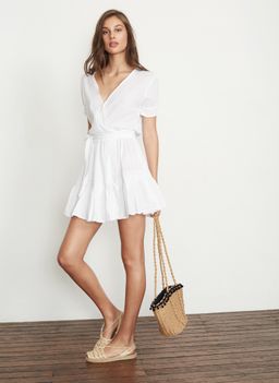 Faithful the Brand Liza Dress White Size 6 for rent on The Volte - image 1